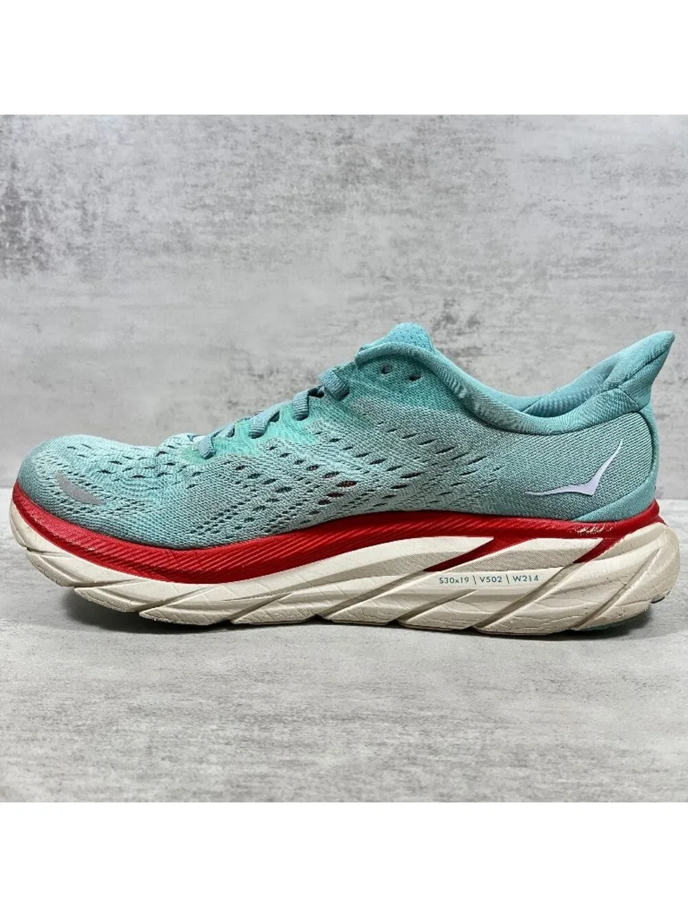 Hoka One One Clifton 8 Running Shoes - Women's Size 9 - Green T